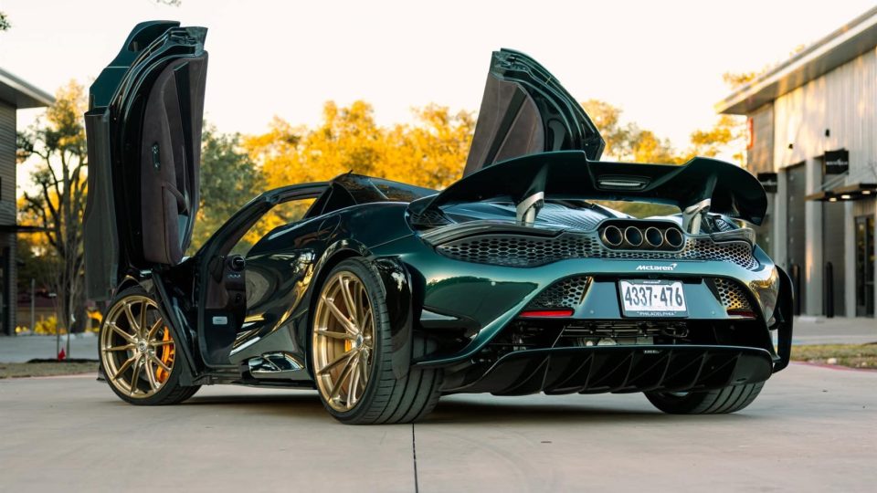 Mclaren 765 LT Spider | on HRE P104SC | Brushed Champagne