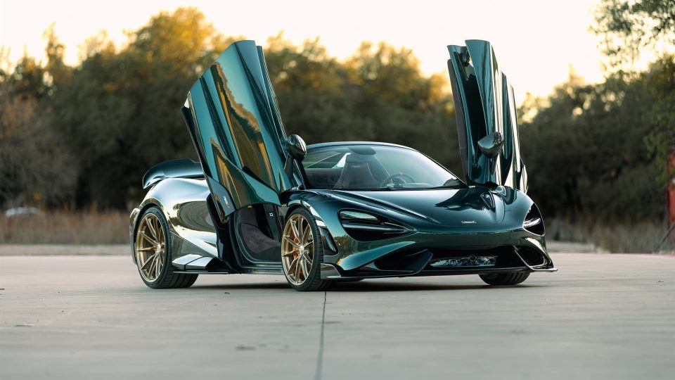 Mclaren 765 LT Spider | on HRE P104SC | Brushed Champagne
