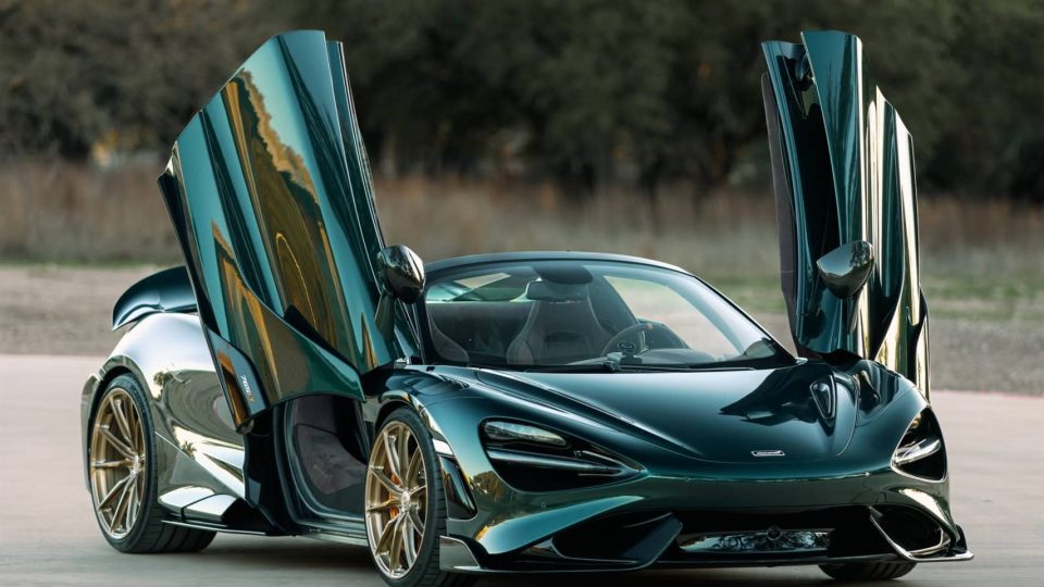 Mclaren 765 LT Spider | on HRE P104SC | Brushed Champagne