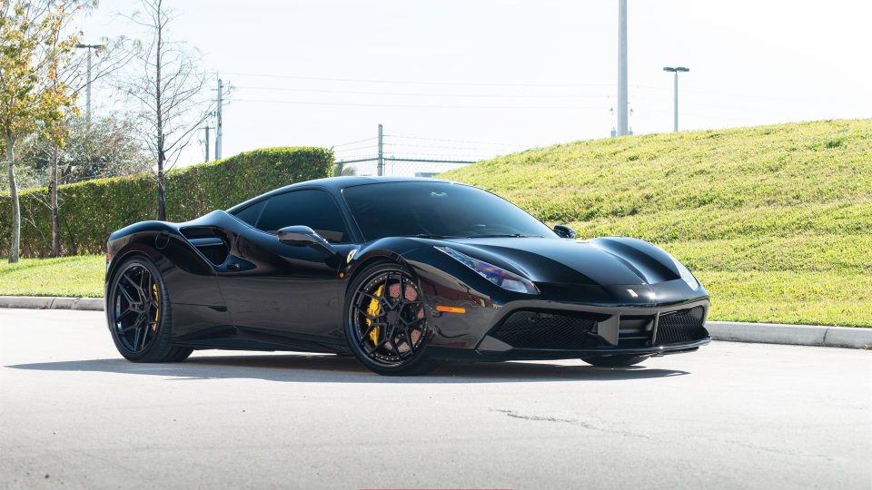 Ferrari 488 GTB | Nero | on ANRKY S3-X4 | Satin Black