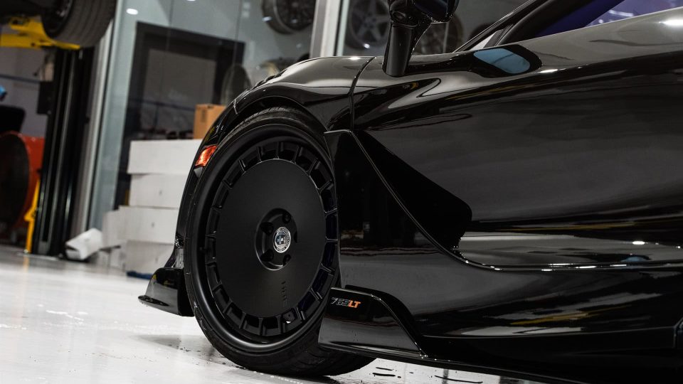 HRE 535 and 501 wheels | McLaren 765LT Onyx Black