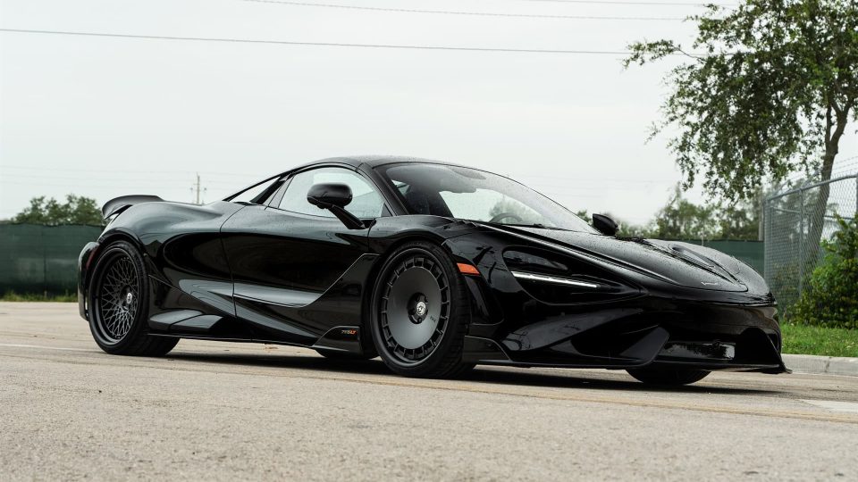 HRE 535 and 501 wheels | McLaren 765LT Onyx Black