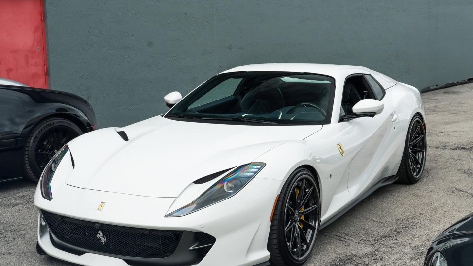 Ferrari 812 GTS on Ferrari 812 GTS | Bianco Avus | on 1886 G-010 | Polished Smoke