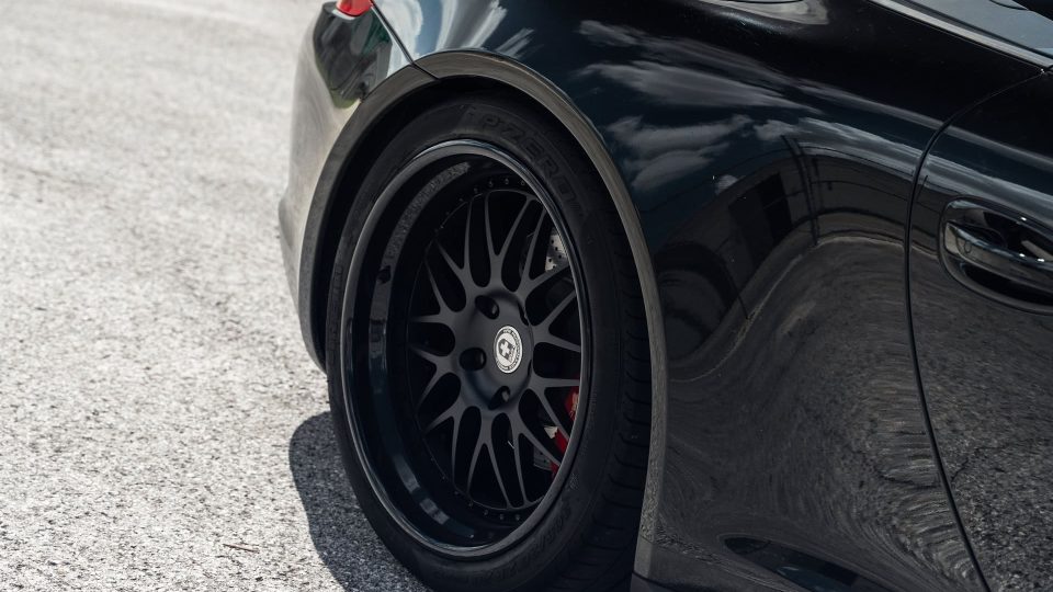Porsche 991 Carera S Cabriolet | Black | on HRE 540 | Satin Black