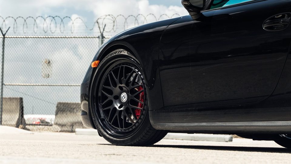 Porsche 991 Carera S Cabriolet | Black | on HRE 540 | Satin Black