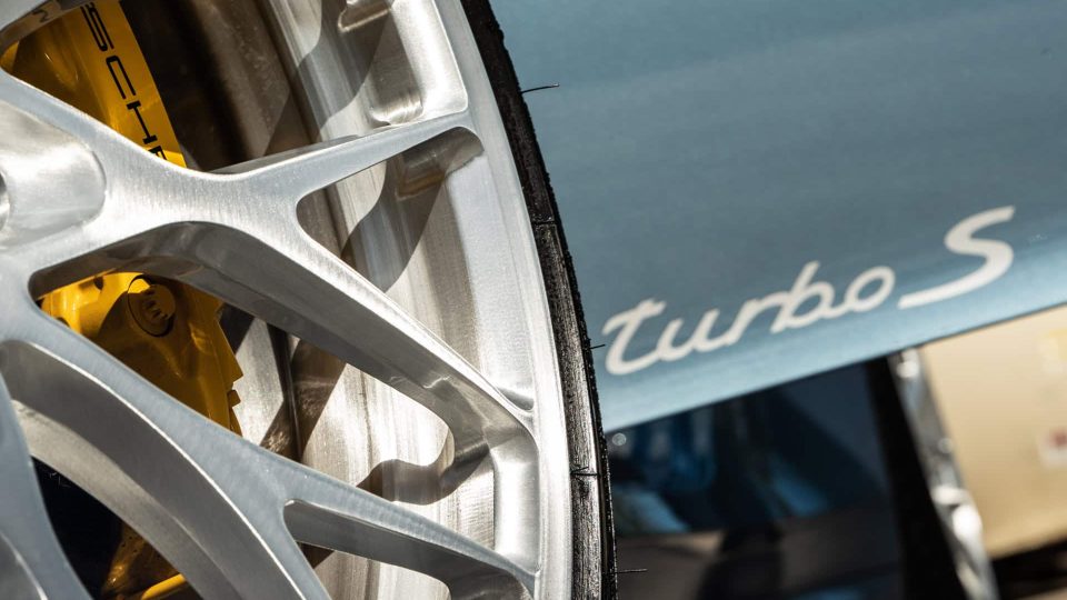 Porsche 991 Turbo S | Ice Blue Metallic | on HRE 520M | Brushed Clear