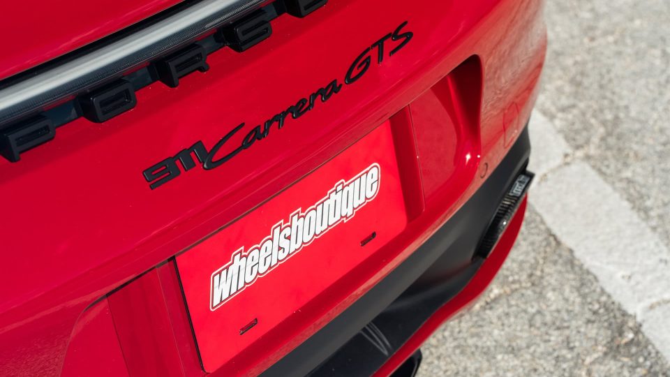 Porsche 992 GTS | Carmine Red | on 1886 Wheels S010| Brushed Champagne