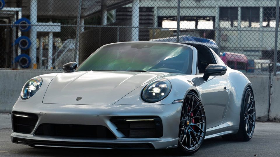 Porsche 992 Targa on ANRKY AN10 Wheels