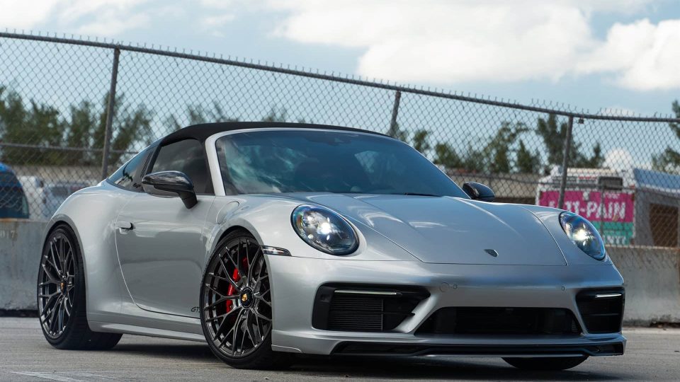 Porsche 992 Targa on ANRKY AN10 Wheels
