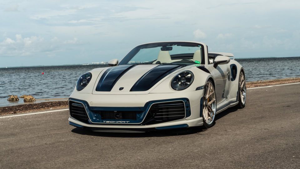 TECHART 992 Turbo S | Chalk | on HRE S101SC | Satin White Gold