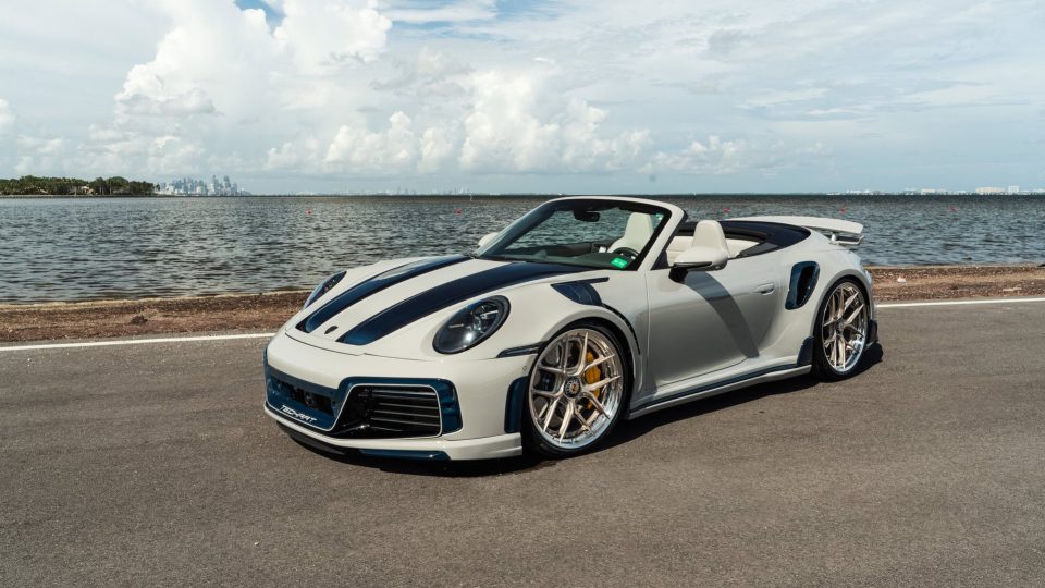 TECHART 992 Turbo S | Chalk | on HRE S101SC | Satin White Gold