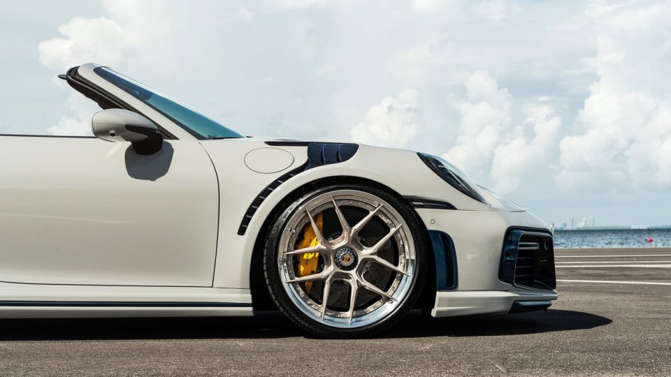 TECHART 992 Turbo S | Chalk | on HRE S101SC | Satin White Gold