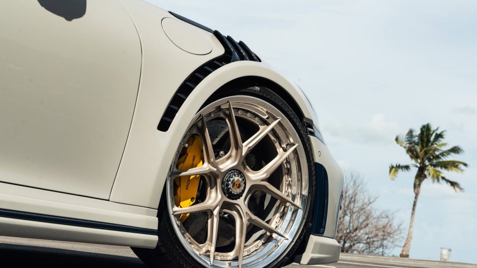 TECHART 992 Turbo S | Chalk | on HRE S101SC | Satin White Gold