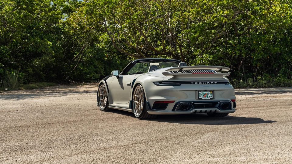 TECHART 992 Turbo S | Chalk | on HRE S101SC | Satin White Gold