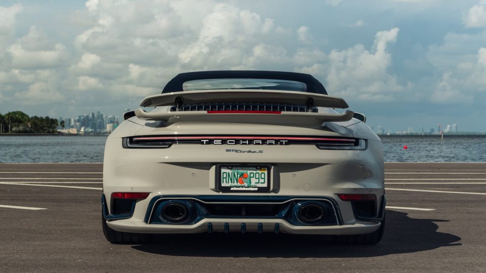 TECHART 992 Turbo S | Chalk | on HRE S101SC | Satin White Gold