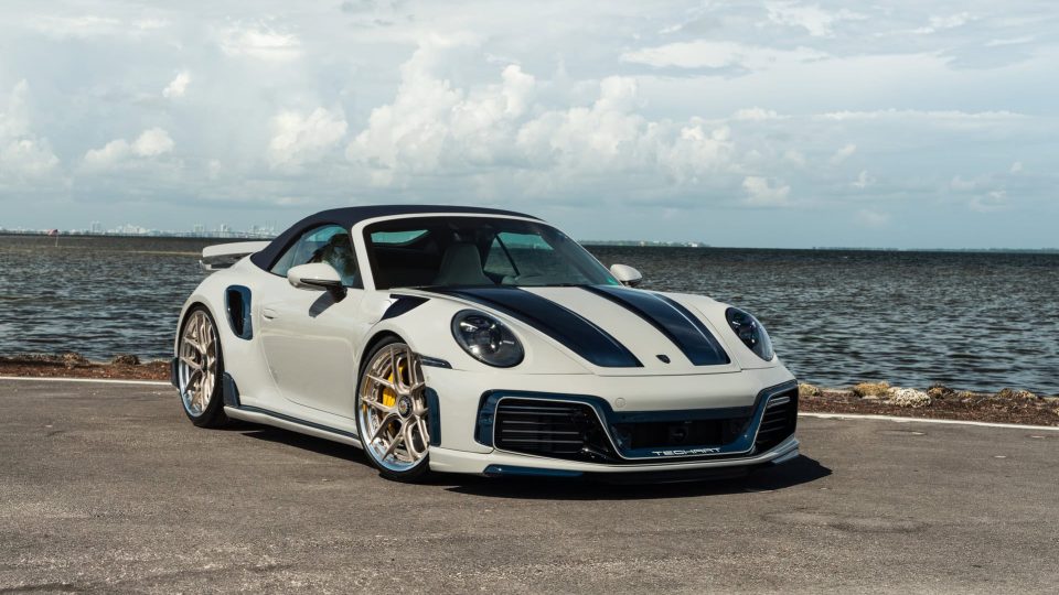 TECHART 992 Turbo S | Chalk | on HRE S101SC | Satin White Gold