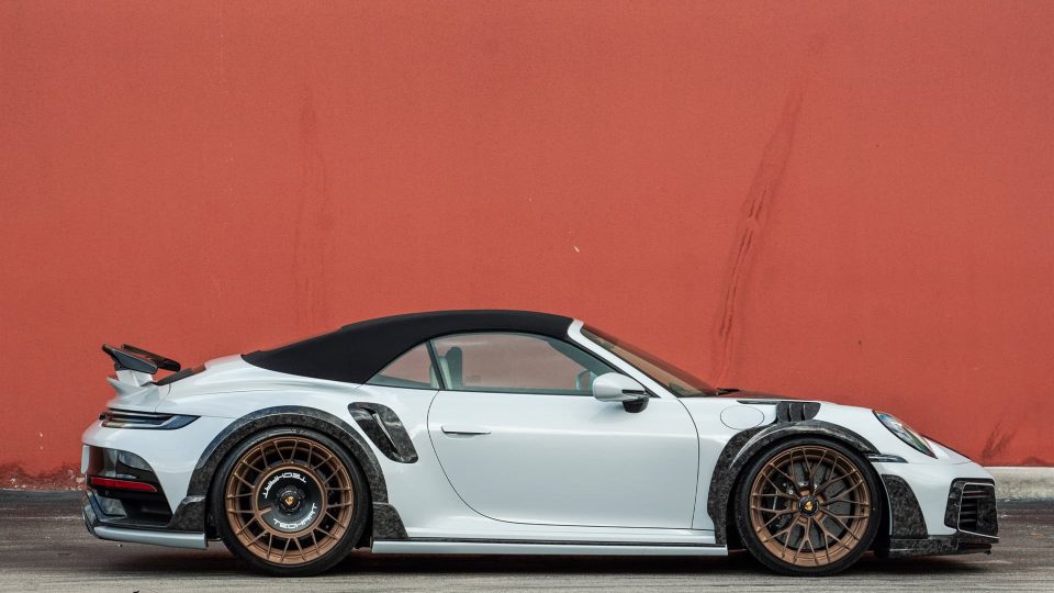 TECHART 992 Turbo S | GT-Street R America 1 of 10 | on ANRKY AN20 + AN20 Aerosport TECHART Wheels | Carrera White/ Satin Brushed Bronze
