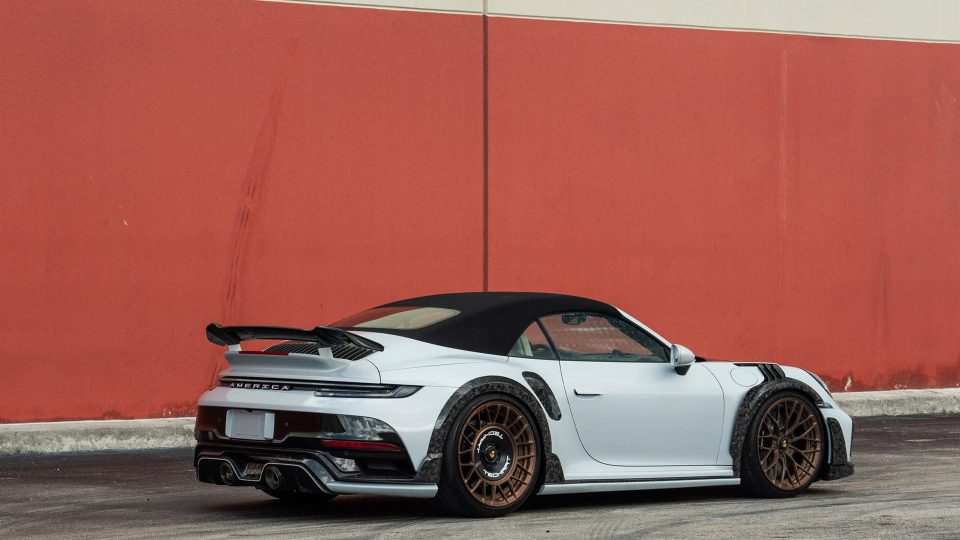 TECHART 992 Turbo S | GT-Street R America 1 of 10 | on ANRKY AN20 + AN20 Aerosport TECHART Wheels | Carrera White/ Satin Brushed Bronze