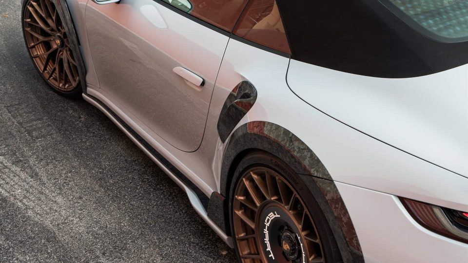 TECHART 992 Turbo S | GT-Street R America 1 of 10 | on ANRKY AN20 + AN20 Aerosport TECHART Wheels | Carrera White/ Satin Brushed Bronze