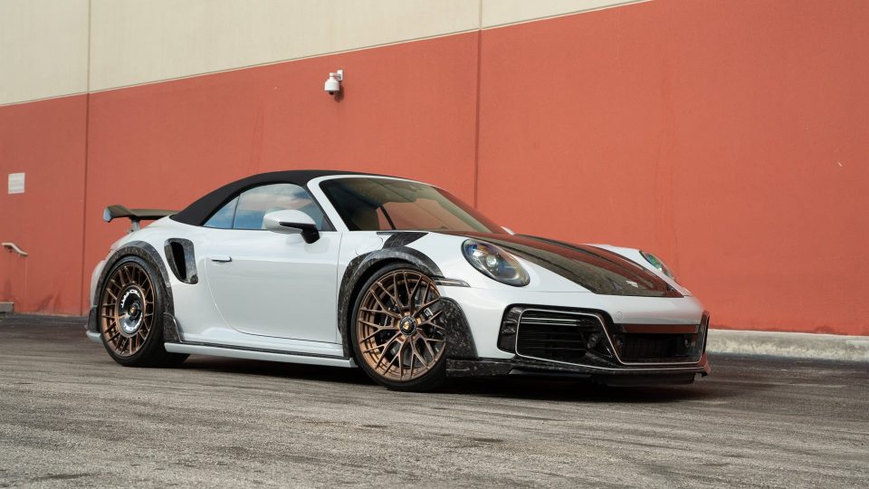 TECHART 992 Turbo S | GT-Street R America 1 of 10 | on ANRKY AN20 + AN20 Aerosport TECHART Wheels | Carrera White/ Satin Brushed Bronze