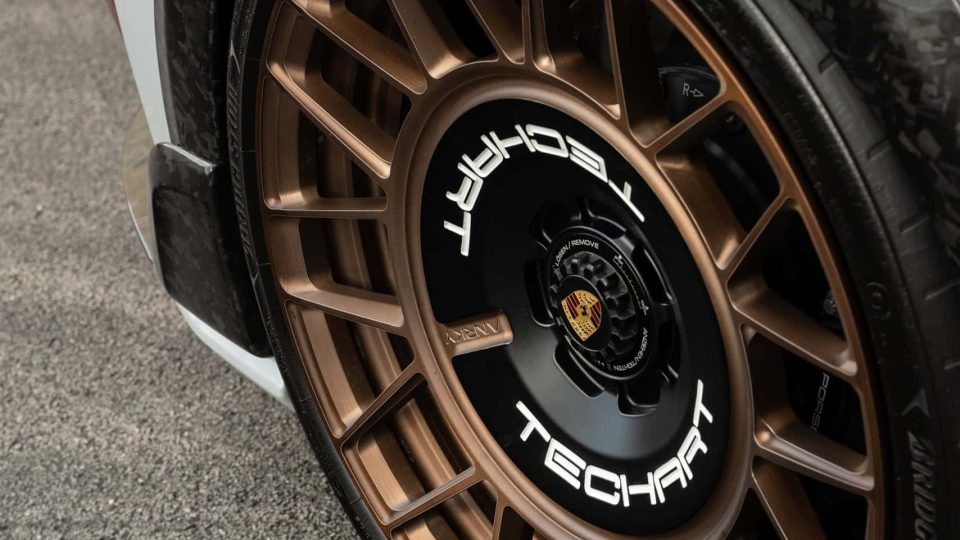 TECHART 992 Turbo S | GT-Street R America 1 of 10 | on ANRKY AN20 + AN20 Aerosport TECHART Wheels | Carrera White/ Satin Brushed Bronze