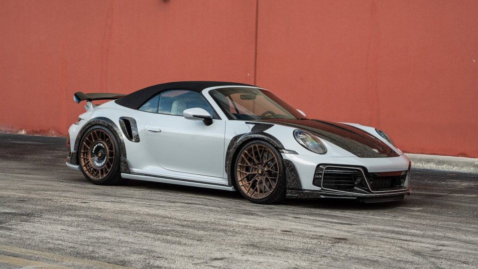 TECHART 992 Turbo S | GT-Street R America 1 of 10 | on ANRKY AN20 + AN20 Aerosport TECHART Wheels | Carrera White/ Satin Brushed Bronze