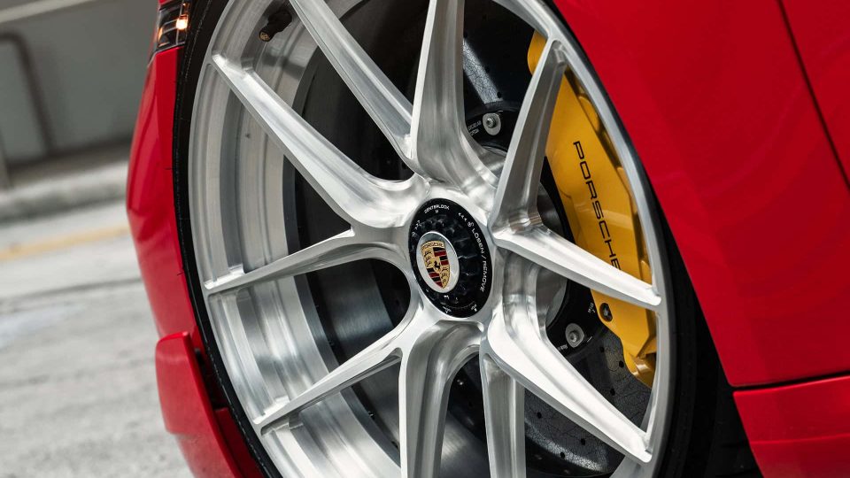 Porsche 992 Turbo S | Guards Red | on ANRKY XR-201 | Brushed Clear