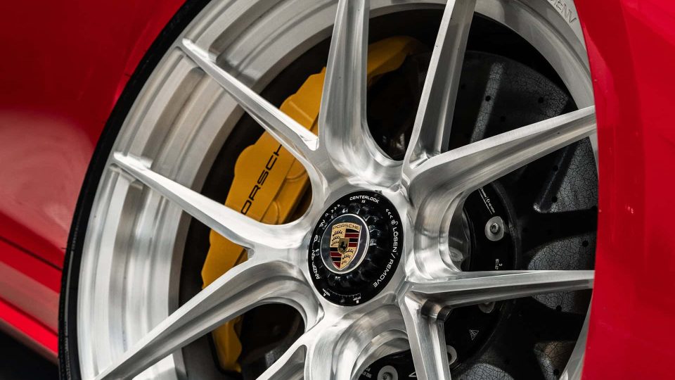Porsche 992 Turbo S | Guards Red | on ANRKY XR-201 | Brushed Clear