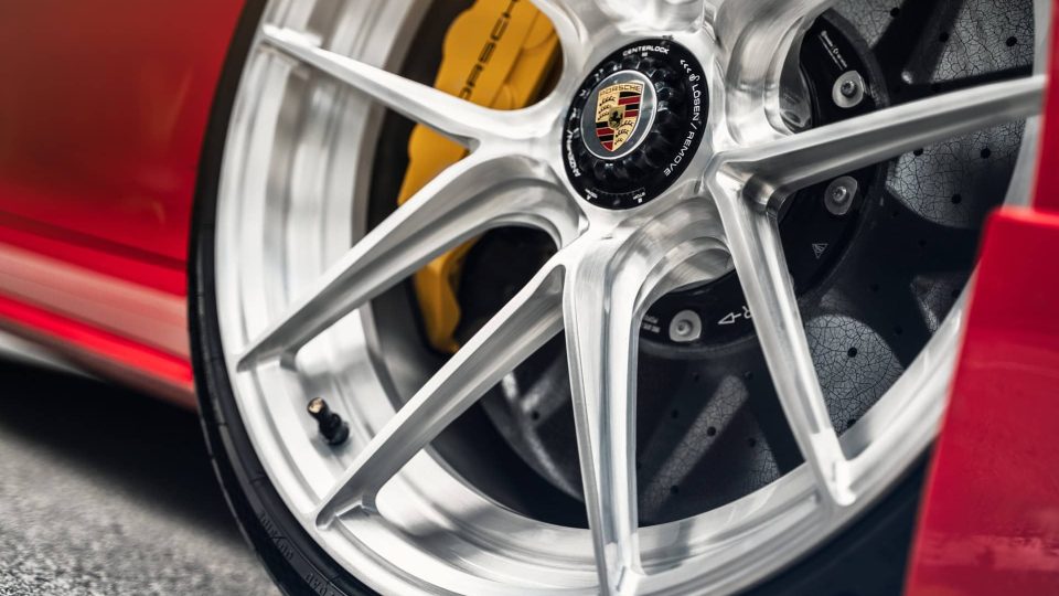 Porsche 992 Turbo S | Guards Red | on ANRKY XR-201 | Brushed Clear