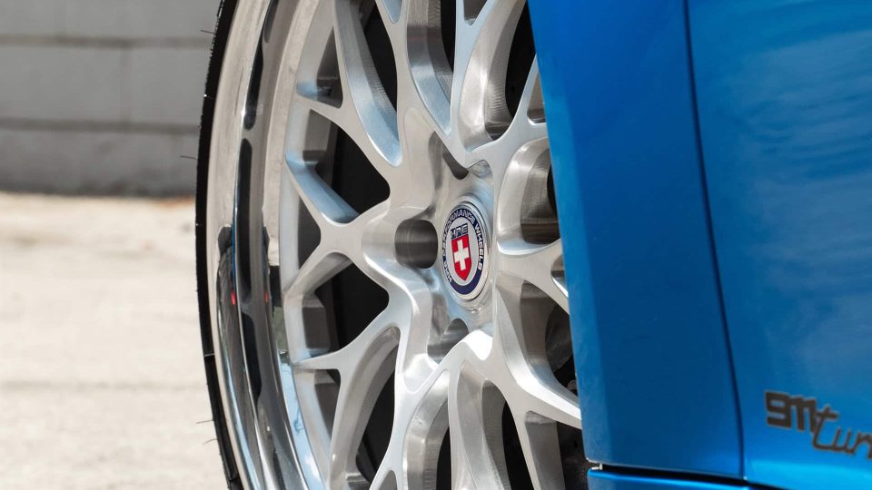 Porsche 992 Turbo S | Voodoo Blue | HRE 520 FMR | Brushed Clear