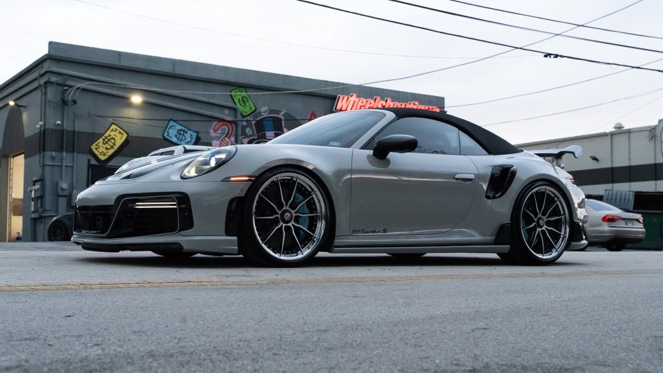 TECHART 992 Turbo S | Chalk | on HRE S104SC | Brushed Clear/ Gloss Black Window