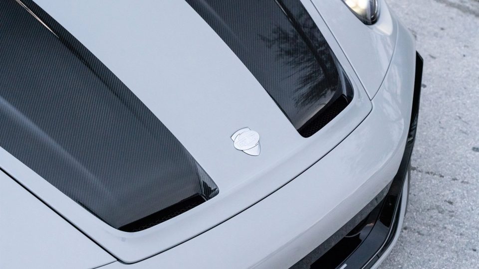 TECHART 992 Turbo S | Chalk | on HRE S104SC | Brushed Clear/ Gloss Black Window
