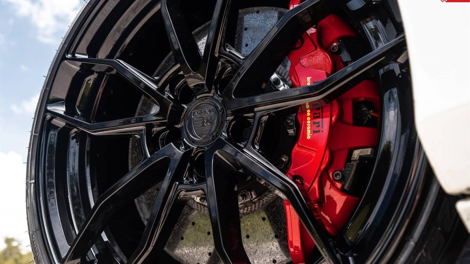 Ferrari 488 Pista | Bianco Avus | ANRKY AN21 | Gloss Black