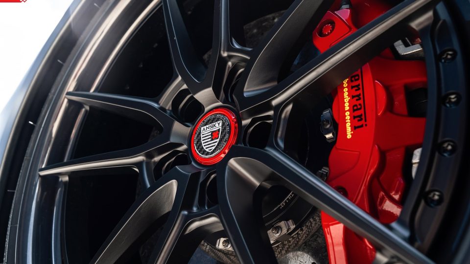 Ferrari 488 Spider | Grifio Silverstone Opaco | on ANRKY AN34 | Satin Black