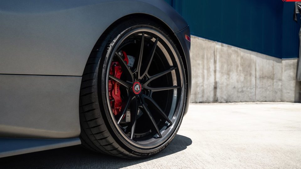 Ferrari 488 Spider | Grifio Silverstone Opaco | on ANRKY AN34 | Satin Black