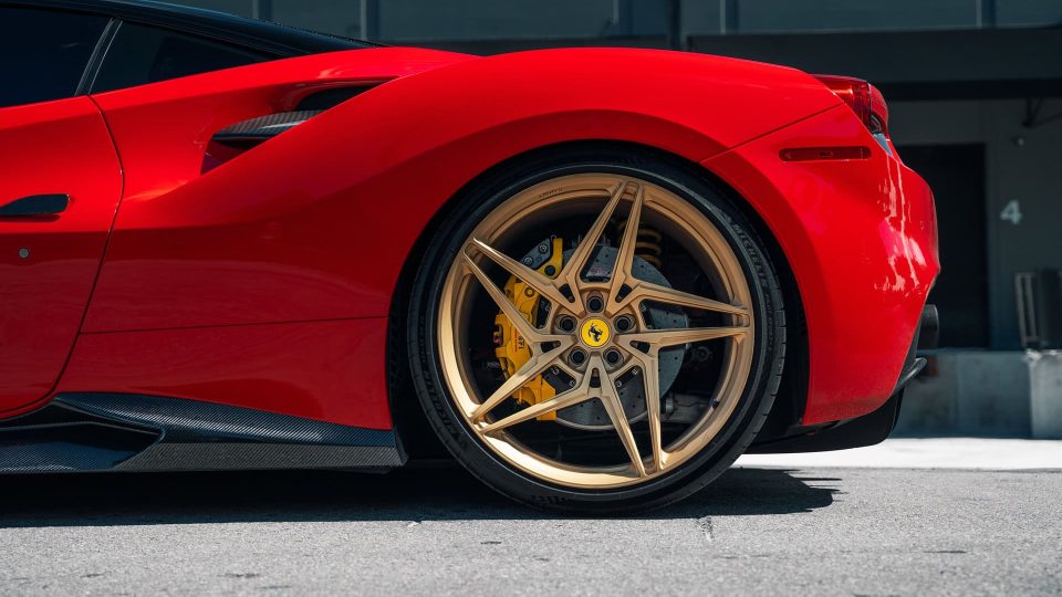 Ferrari 488 GTB | Rosso Corza | on ANRKY S1-X3 | Satin Gold