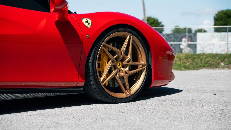 Ferrari 488 GTB | Rosso Corza | on ANRKY S1-X3 | Satin Gold