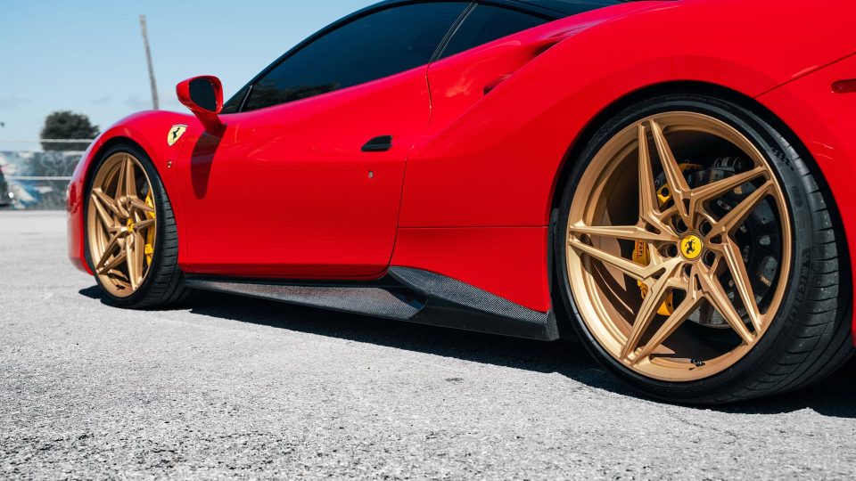 Ferrari 488 GTB | Rosso Corza | on ANRKY S1-X3 | Satin Gold