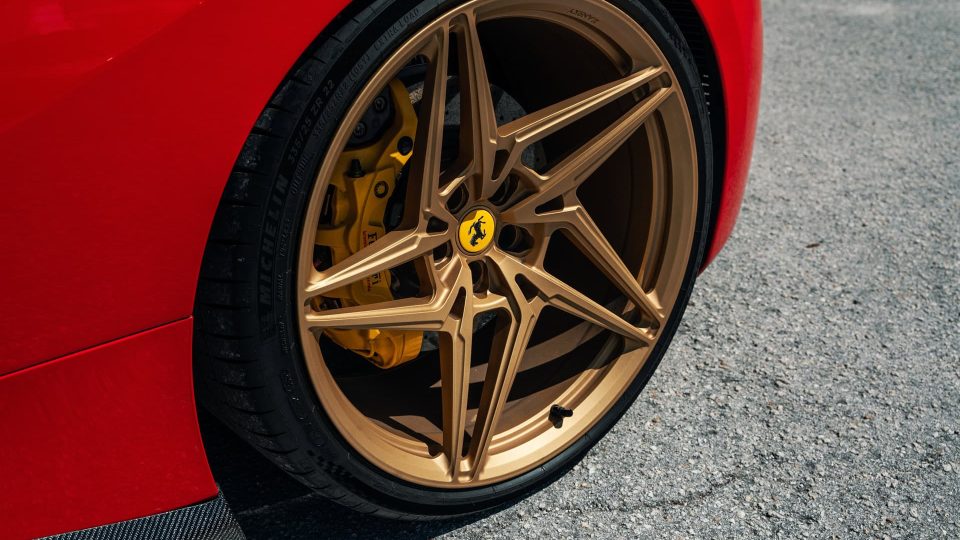Ferrari 488 GTB | Rosso Corza | on ANRKY S1-X3 | Satin Gold