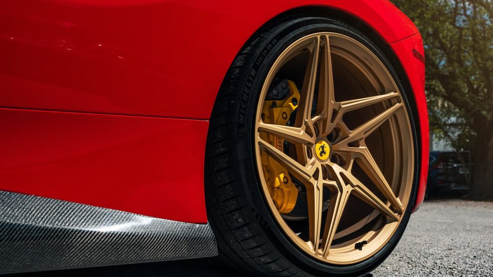 Ferrari 488 GTB | Rosso Corza | on ANRKY S1-X3 | Satin Gold