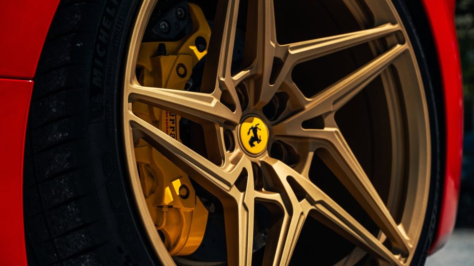 Ferrari 488 GTB | Rosso Corza | on ANRKY S1-X3 | Satin Gold
