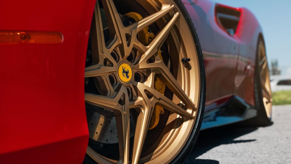Ferrari 488 GTB | Rosso Corza | on ANRKY S1-X3 | Satin Gold