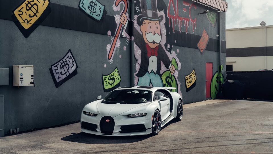 Bugatti Chiron | on ANRKY XR-105 | Mirror Polished Smoke
