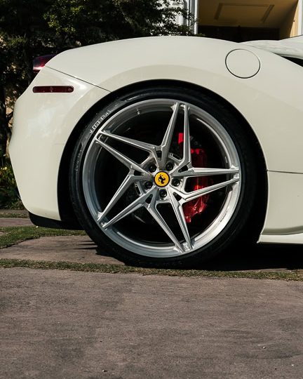 Ferrari 488 GTB | Bianco Fuji | on ANRKY S1-X3 | Brushed Clear