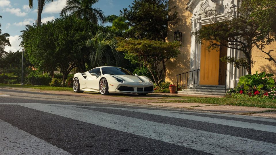 Ferrari 488 GTB | Bianco Fuji | on ANRKY S1-X3 | Brushed Clear