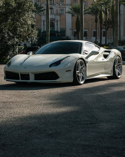 Ferrari 488 GTB | Bianco Fuji | on ANRKY S1-X3 | Brushed Clear