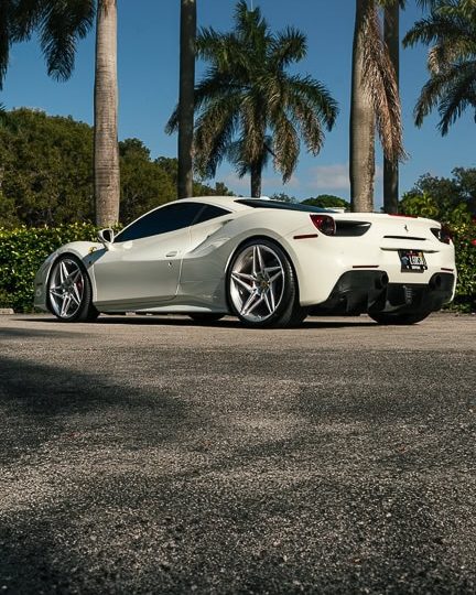 Ferrari 488 GTB | Bianco Fuji | on ANRKY S1-X3 | Brushed Clear