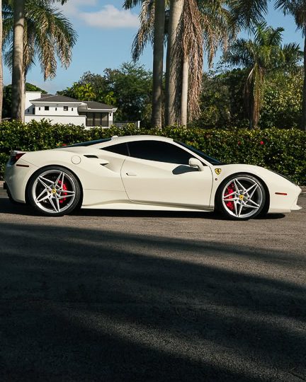 Ferrari 488 GTB | Bianco Fuji | on ANRKY S1-X3 | Brushed Clear