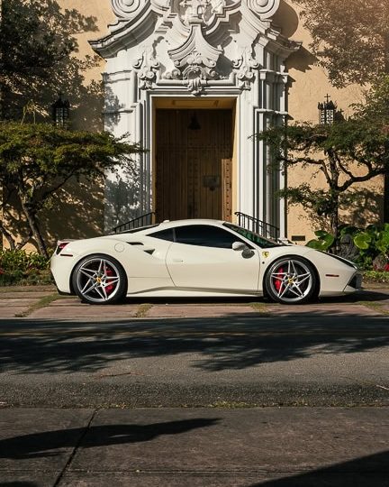 Ferrari 488 GTB | Bianco Fuji | on ANRKY S1-X3 | Brushed Clear