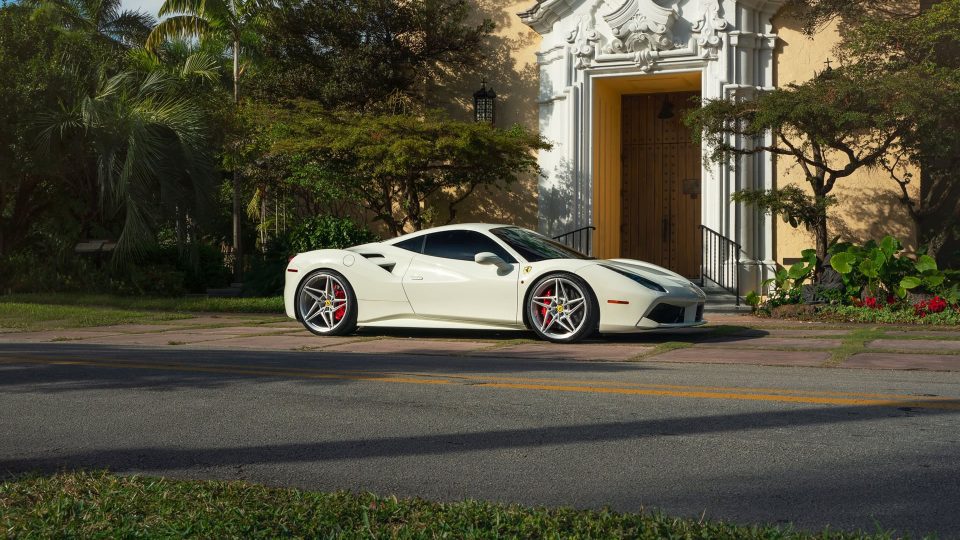 Ferrari 488 GTB | Bianco Fuji | on ANRKY S1-X3 | Brushed Clear